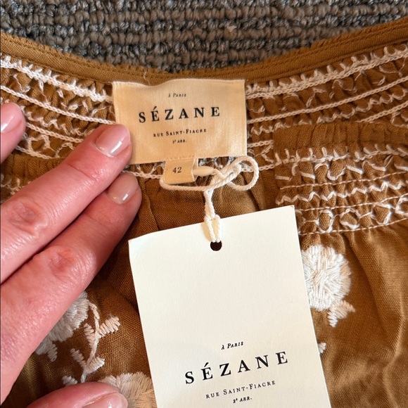 Sezane Marru Blouse NWT Size 42 - Picture 3 of 7